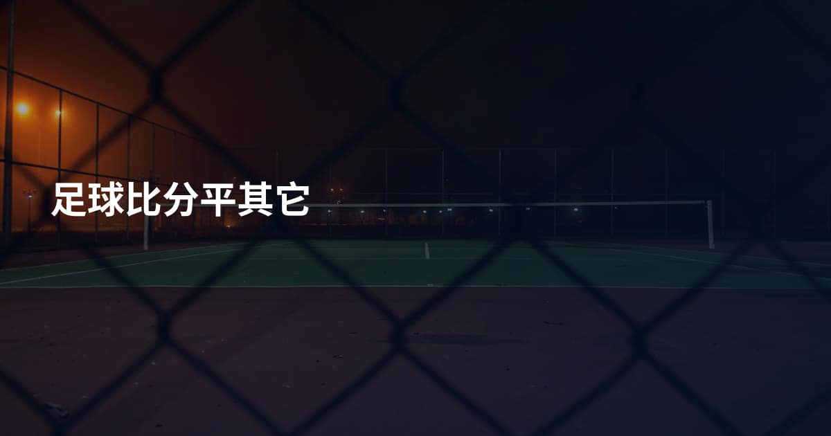 足球比分平其它