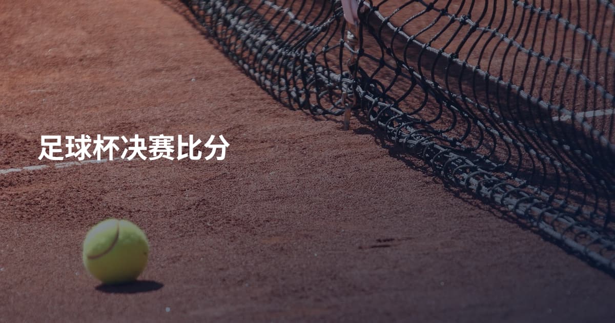 足球杯决赛比分