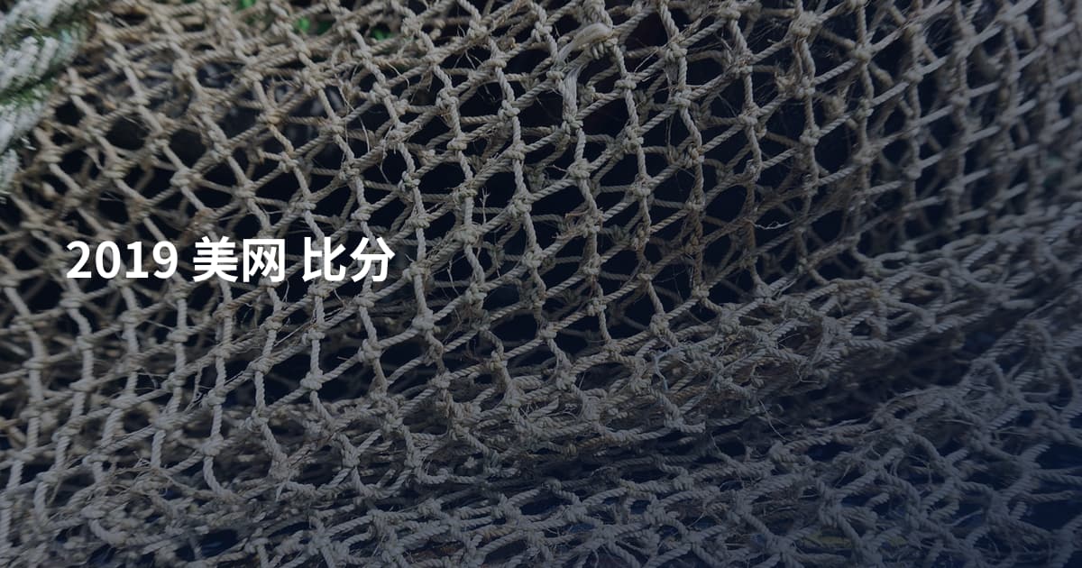 2019 美网 比分