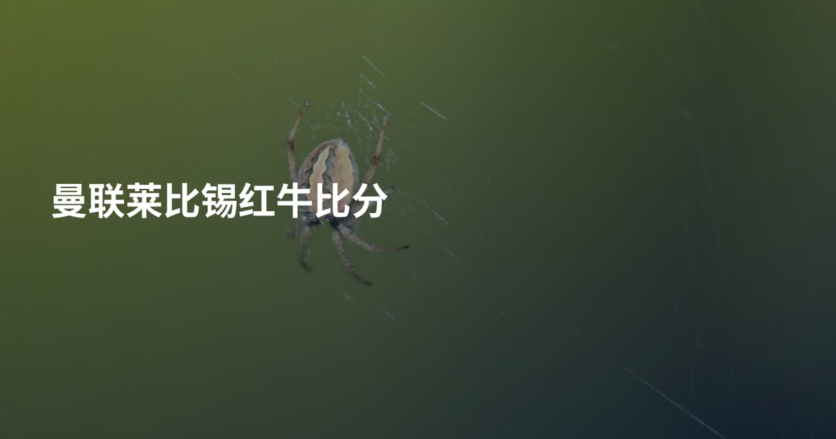 曼联莱比锡红牛比分