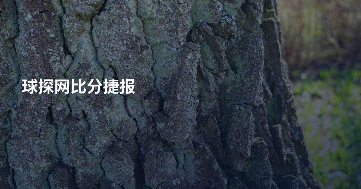 球探网比分捷报
