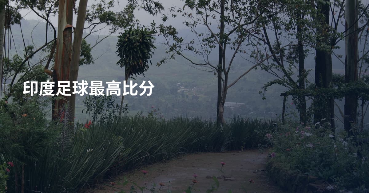 印度足球最高比分