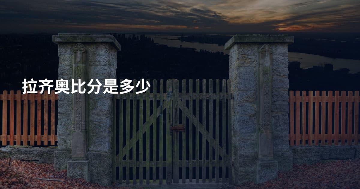 拉齐奥比分是多少