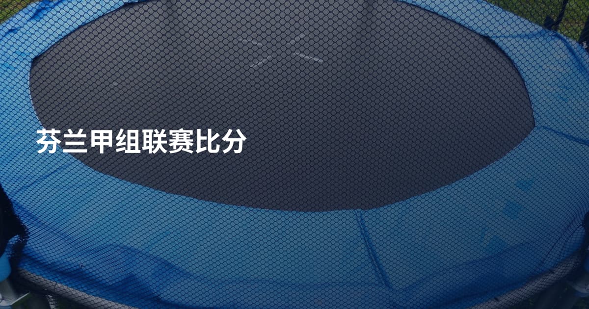 芬兰甲组联赛比分