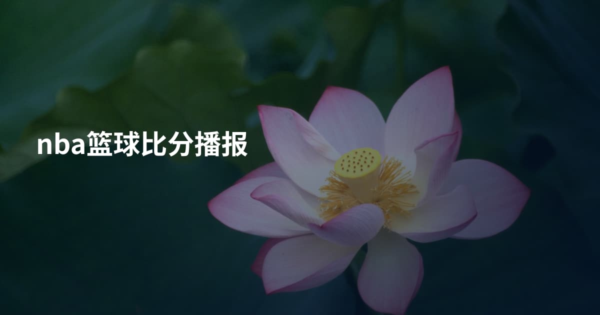nba篮球比分播报