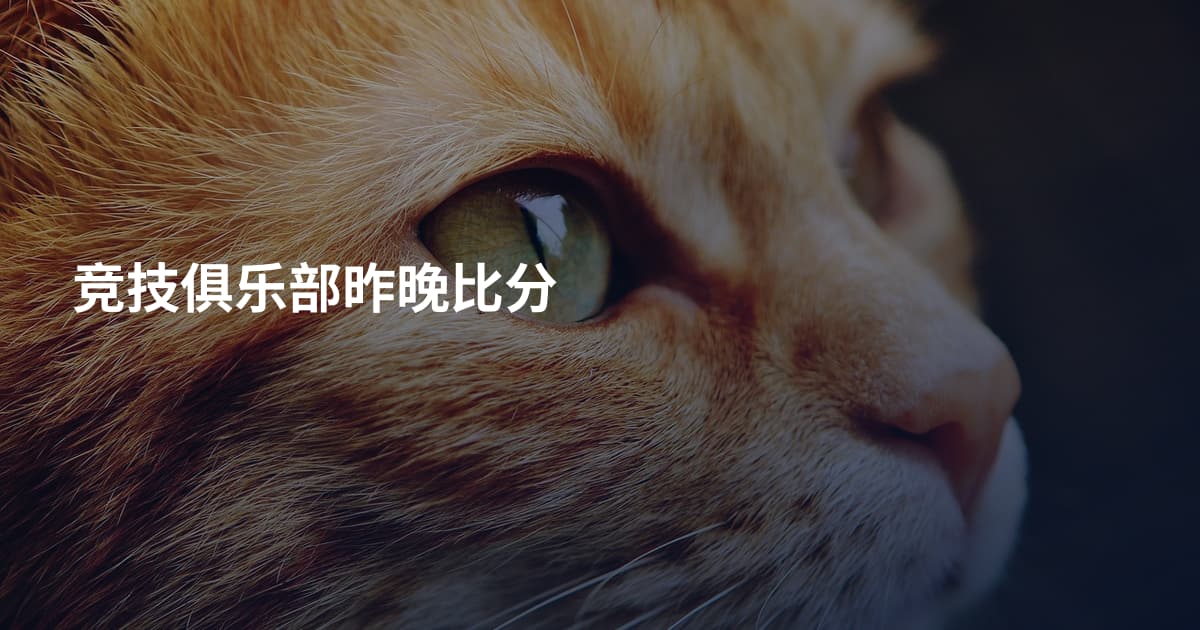 竞技俱乐部昨晚比分