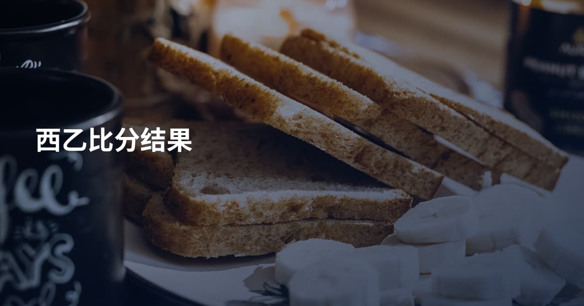 西乙比分结果