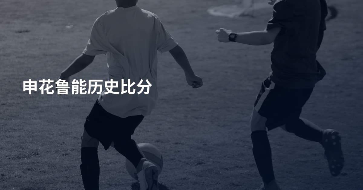 申花鲁能历史比分