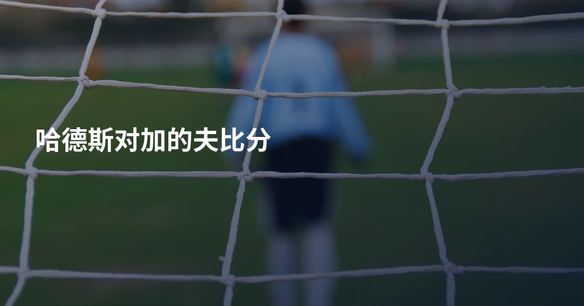 哈德斯对加的夫比分