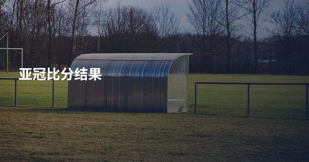 亚冠比分结果