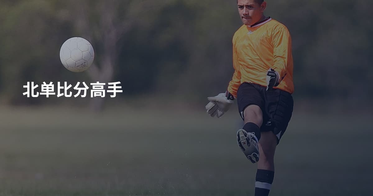 北单比分高手