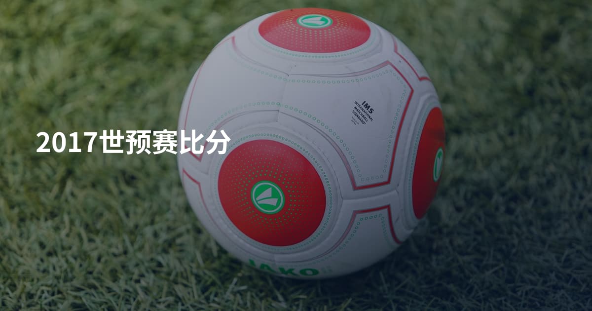 2017世预赛比分