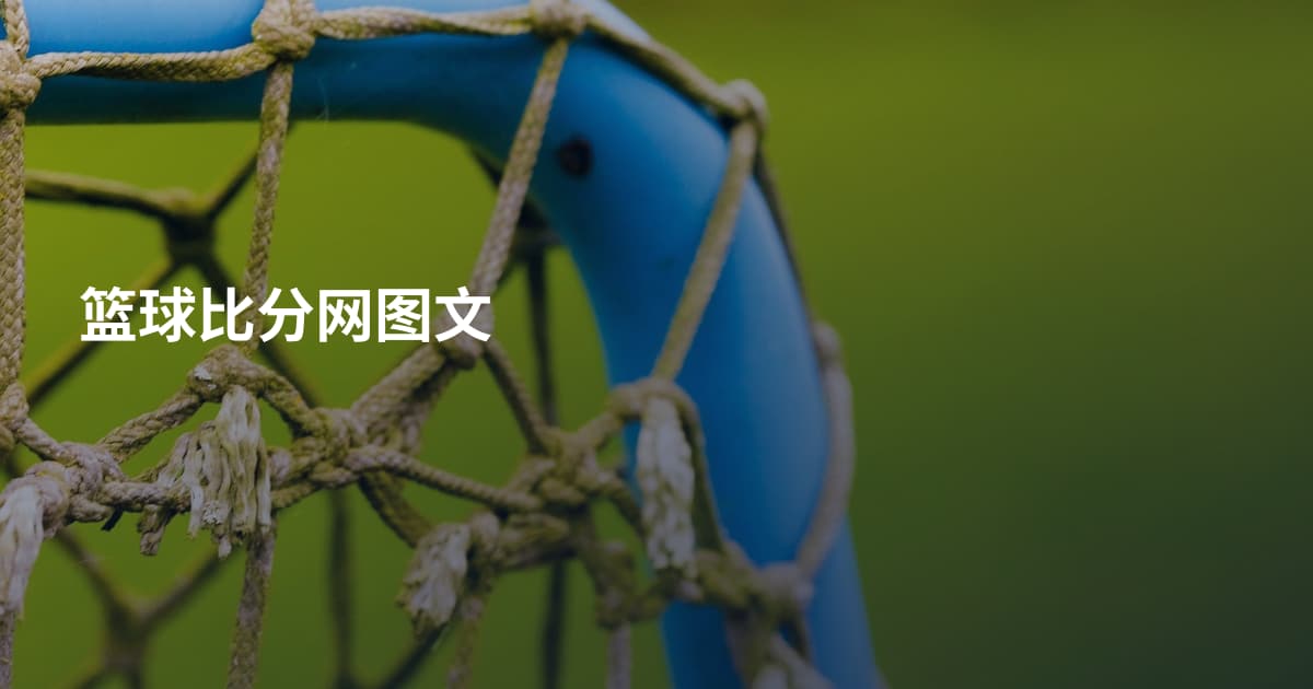 篮球比分网图文