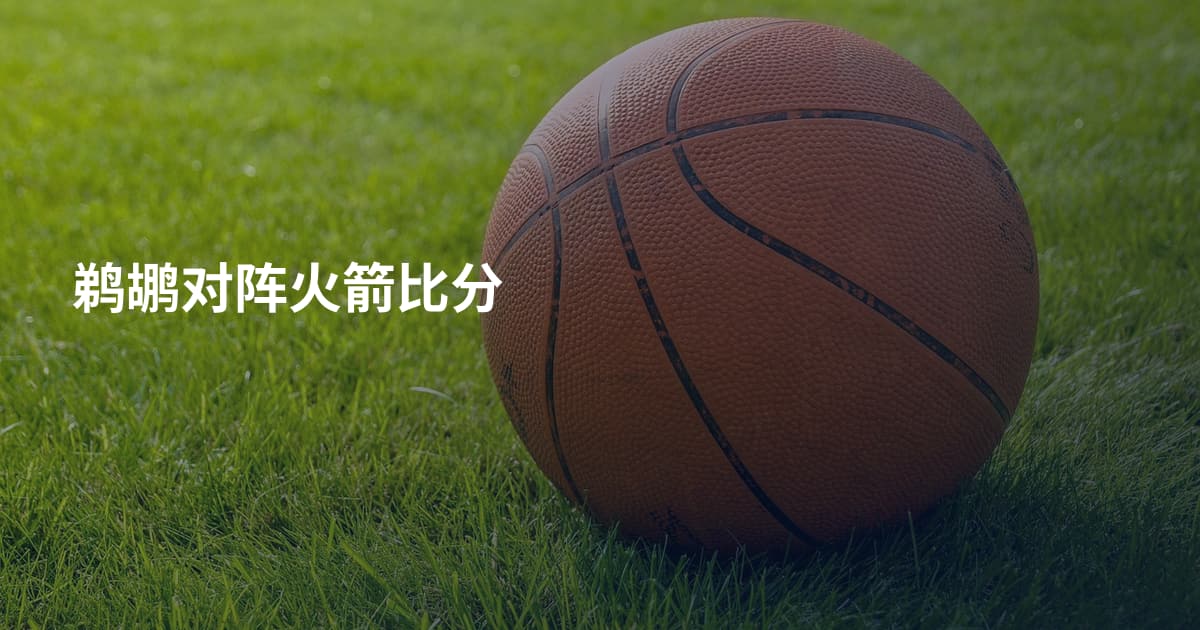 鹈鹕对阵火箭比分