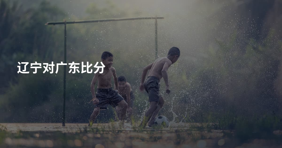 辽宁对广东比分