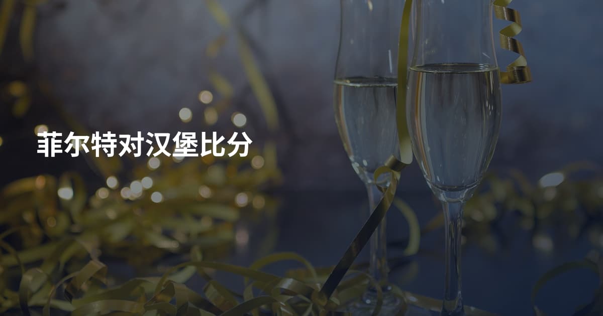 菲尔特对汉堡比分