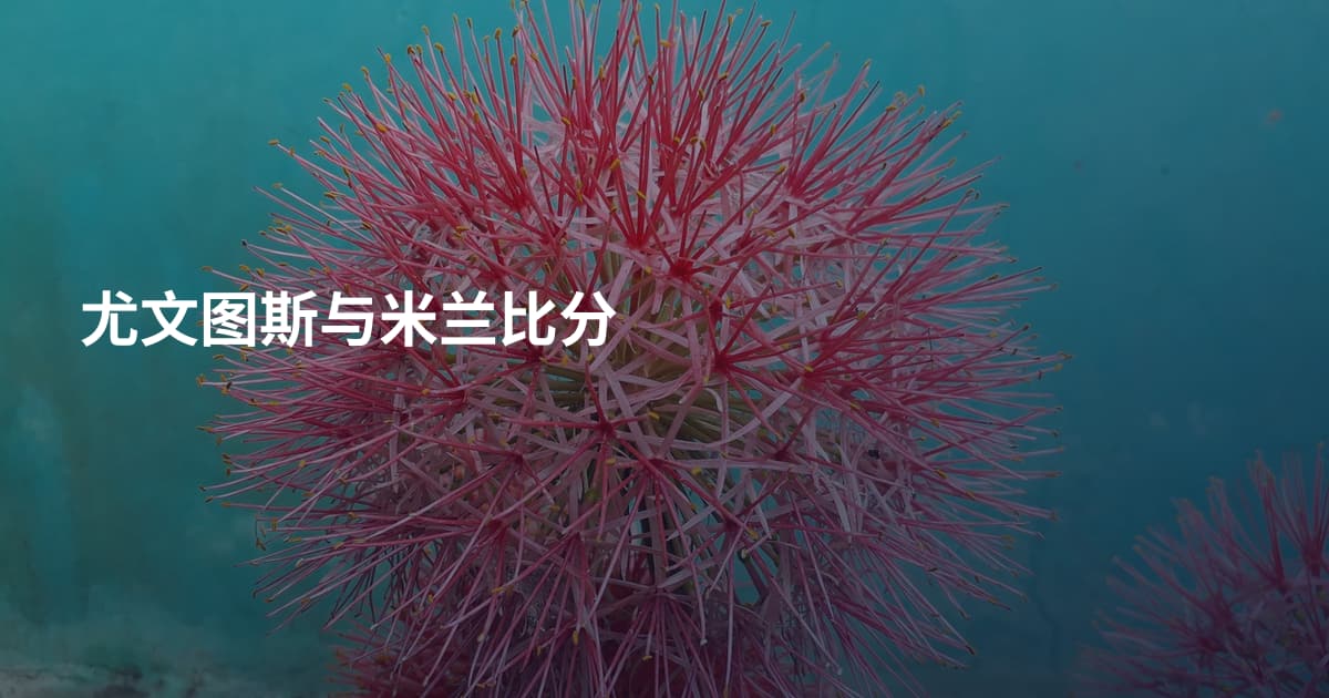 尤文图斯与米兰比分