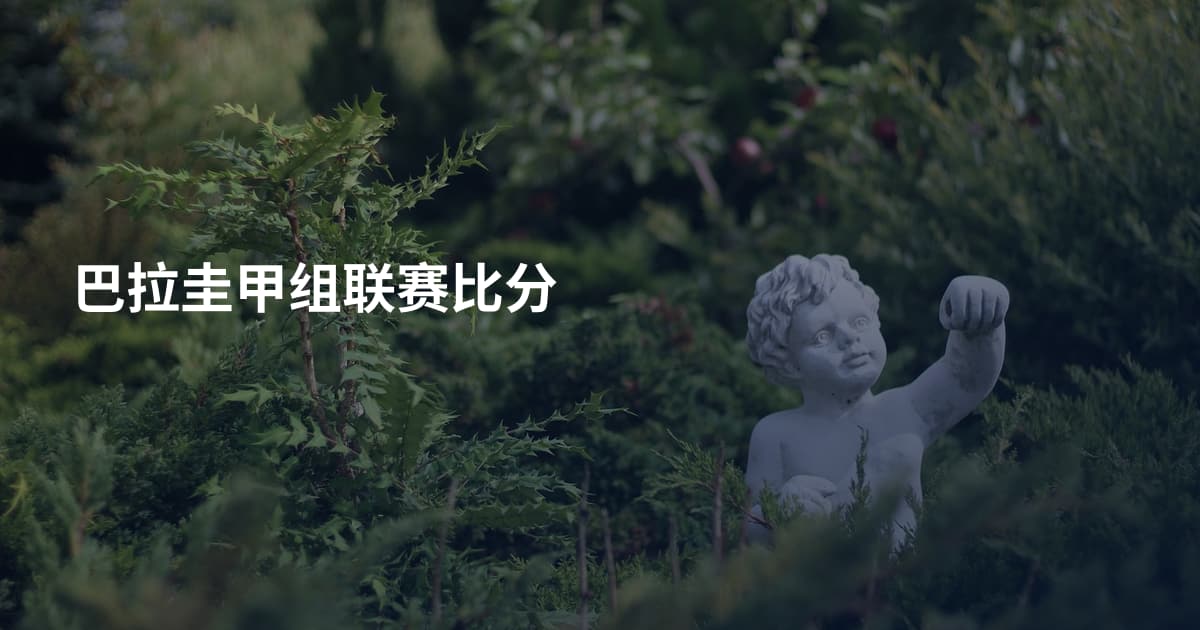 巴拉圭甲组联赛比分
