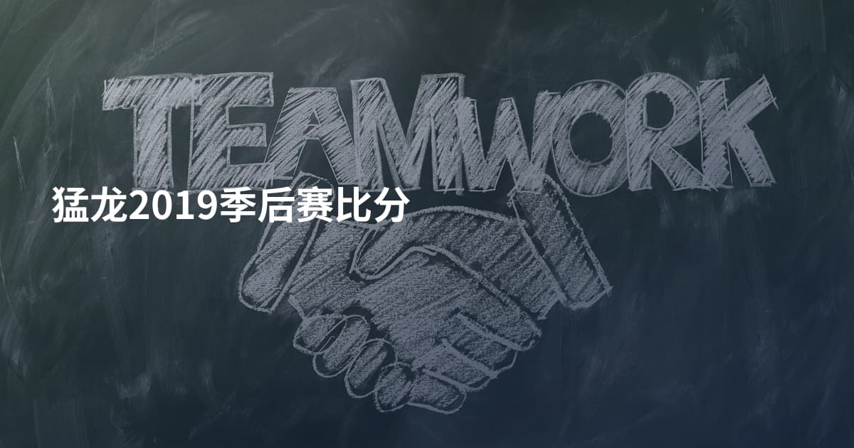 猛龙2019季后赛比分