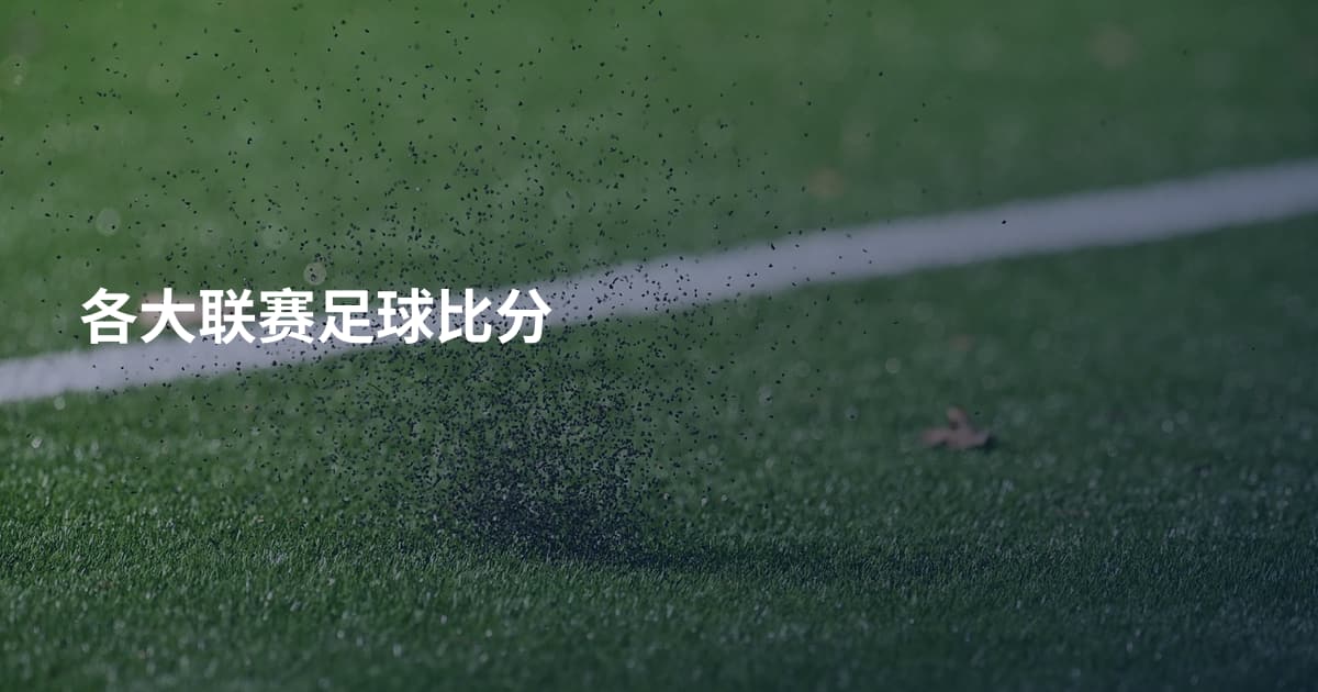 各大联赛足球比分