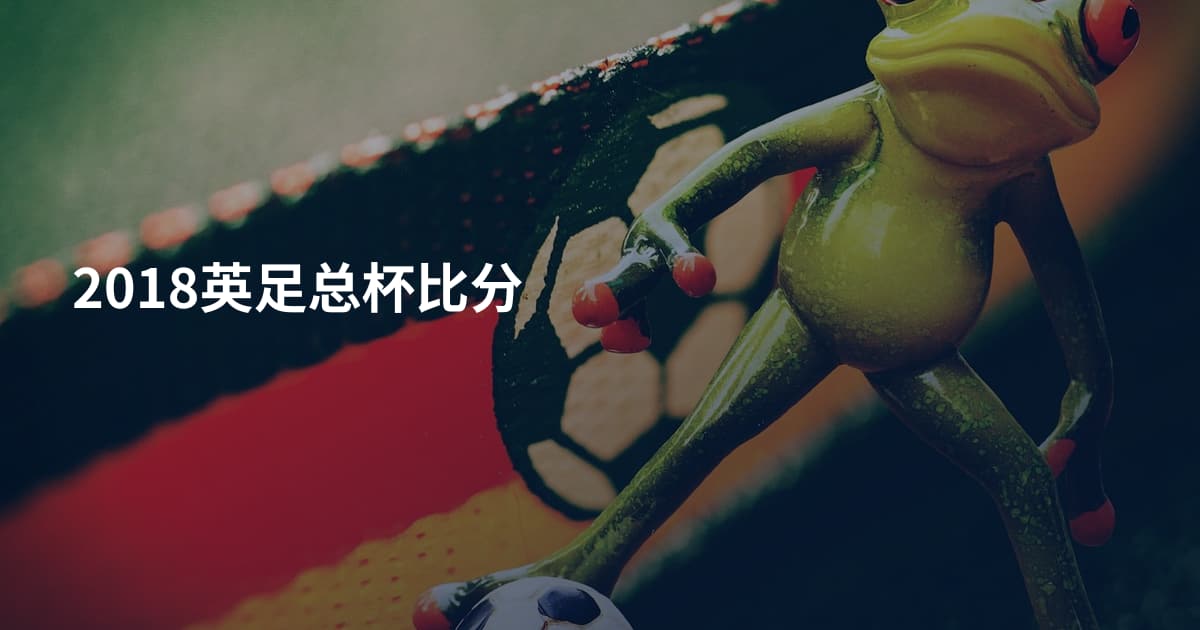 2018英足总杯比分