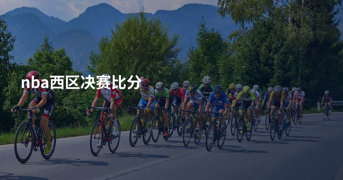 nba西区决赛比分