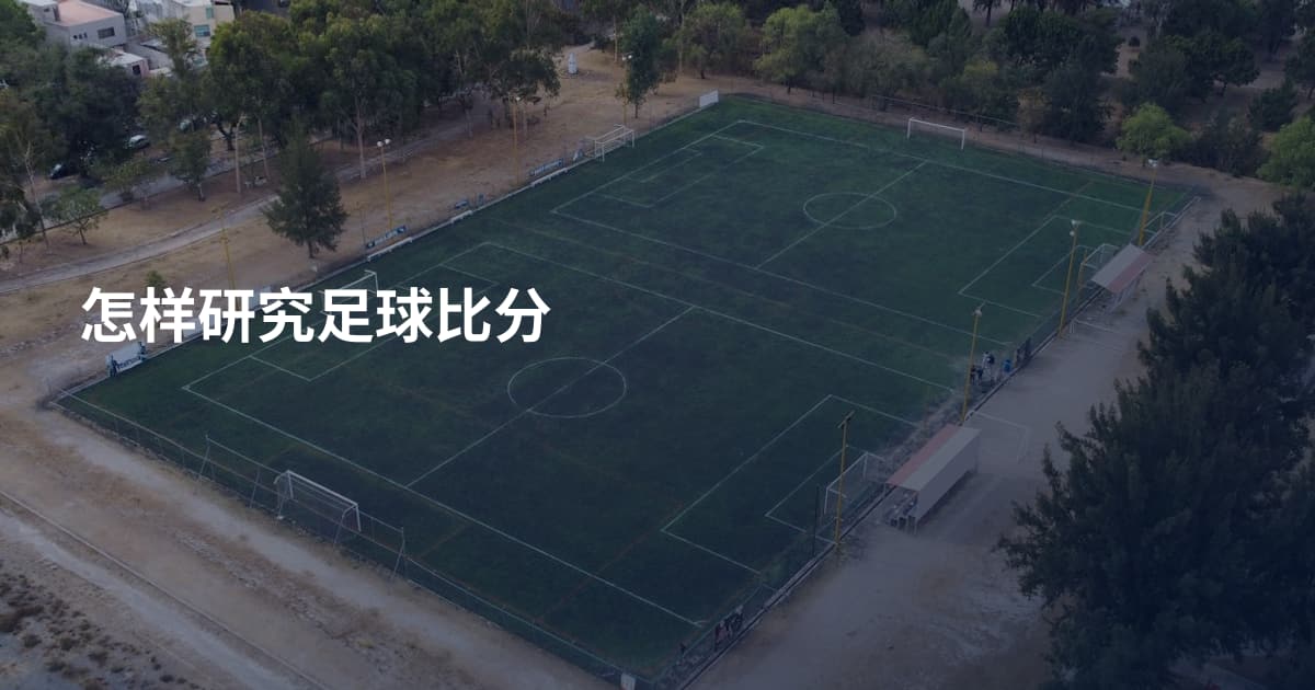 怎样研究足球比分