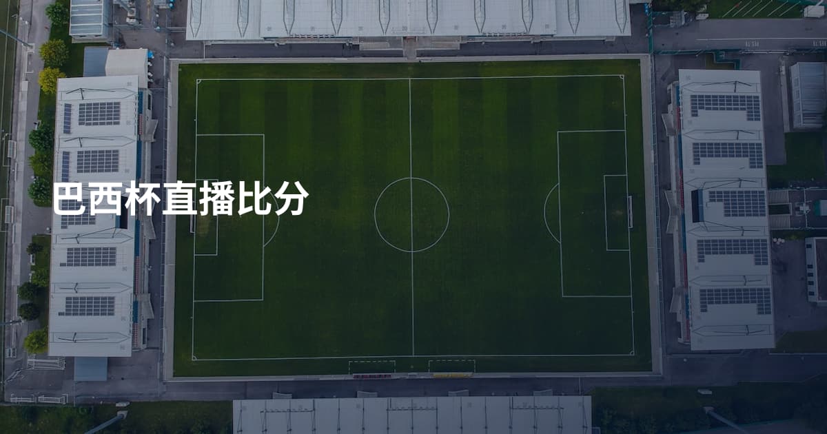 巴西杯直播比分