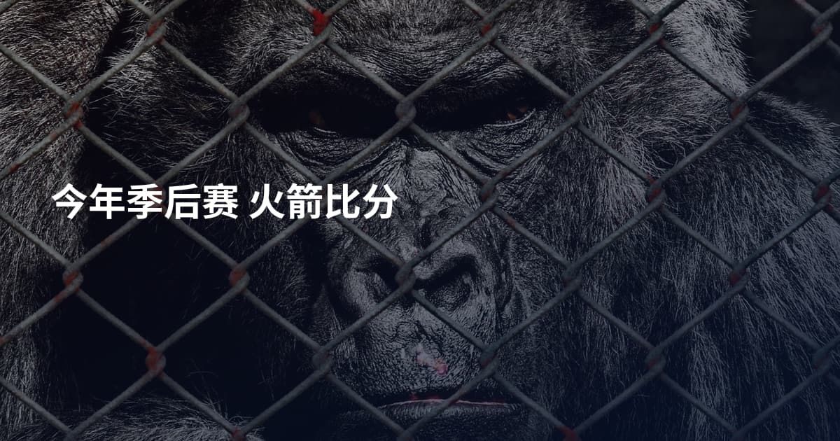 今年季后赛 火箭比分