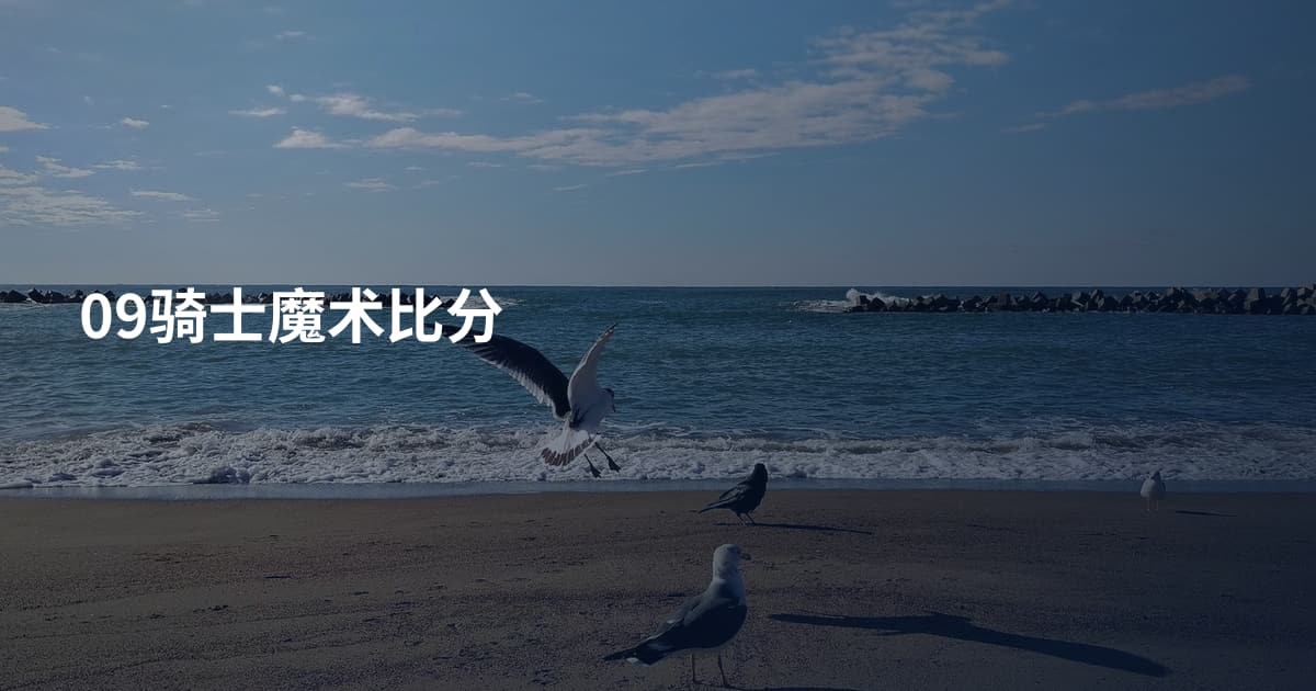 09骑士魔术比分