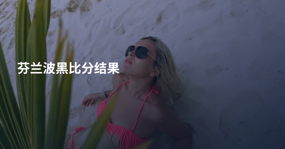 芬兰波黑比分结果