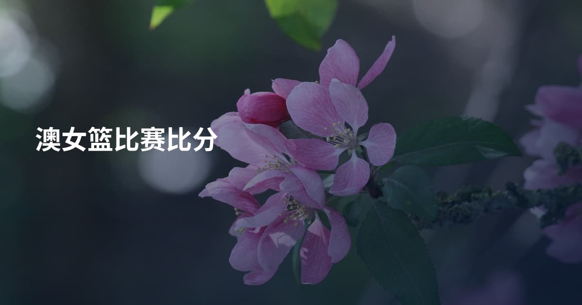 澳女篮比赛比分