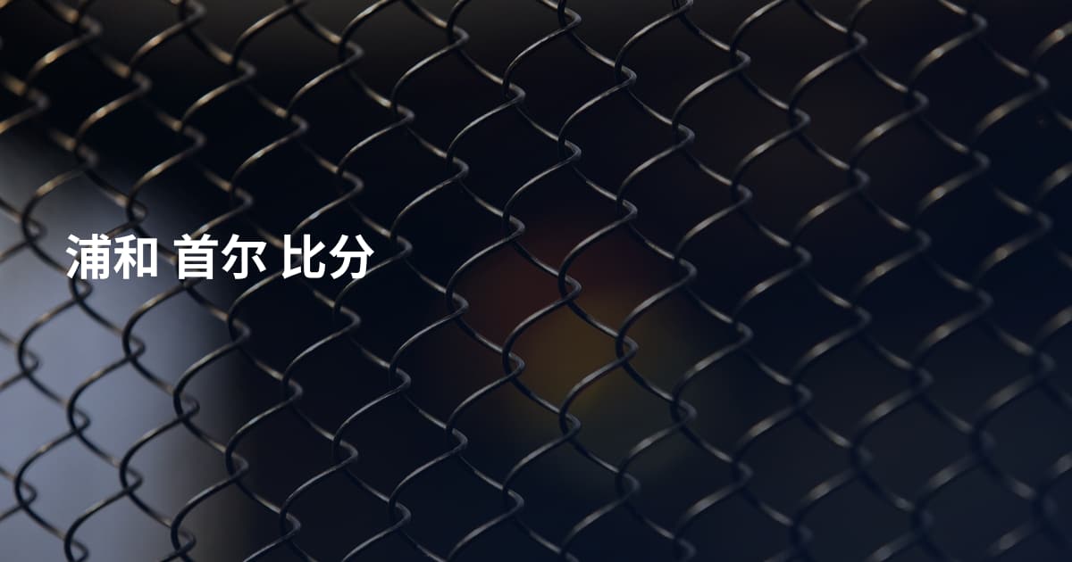 浦和 首尔 比分