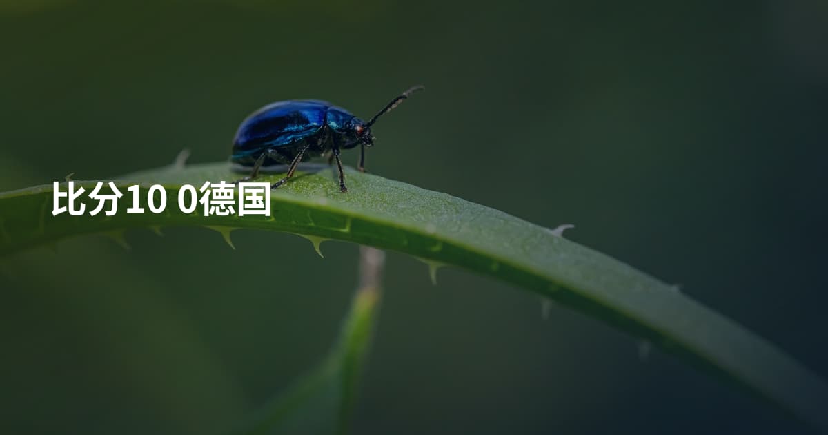 比分10 0德国