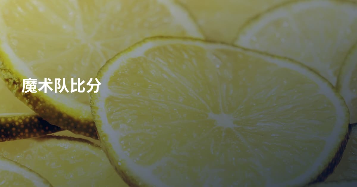 魔术队比分