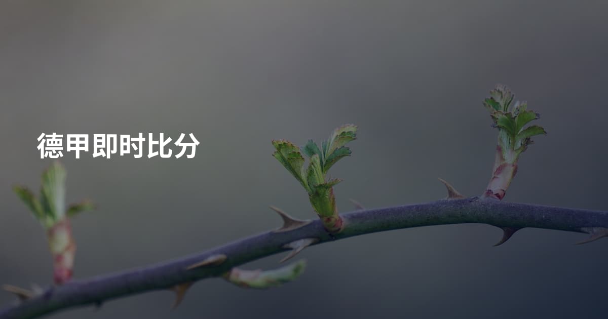 德甲即时比分