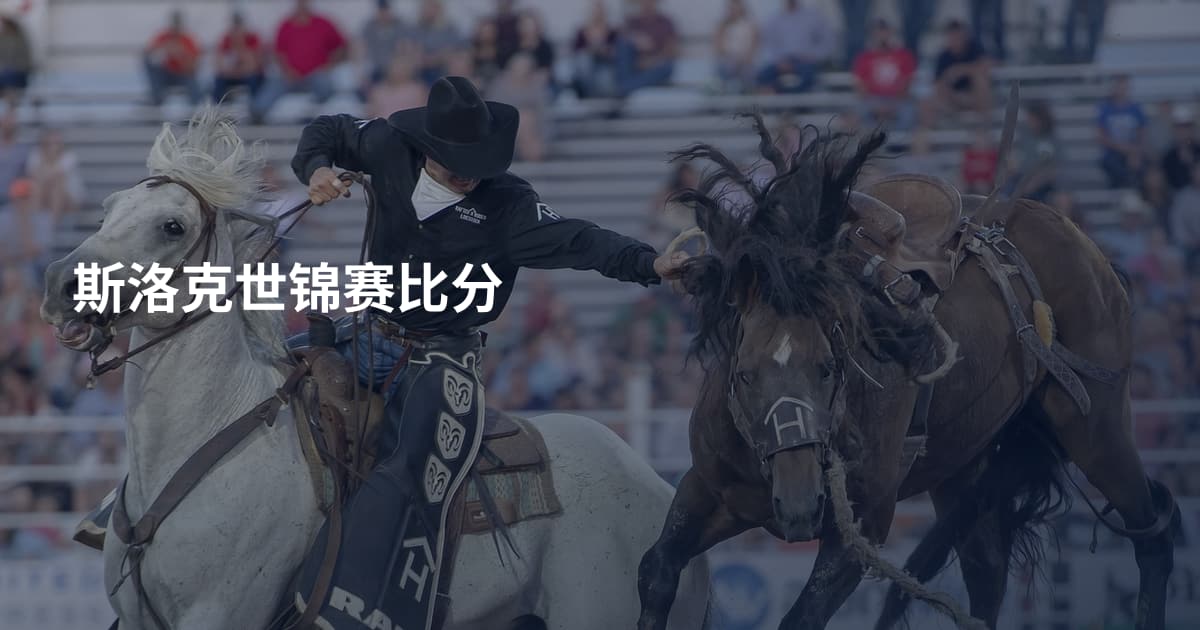 斯洛克世锦赛比分