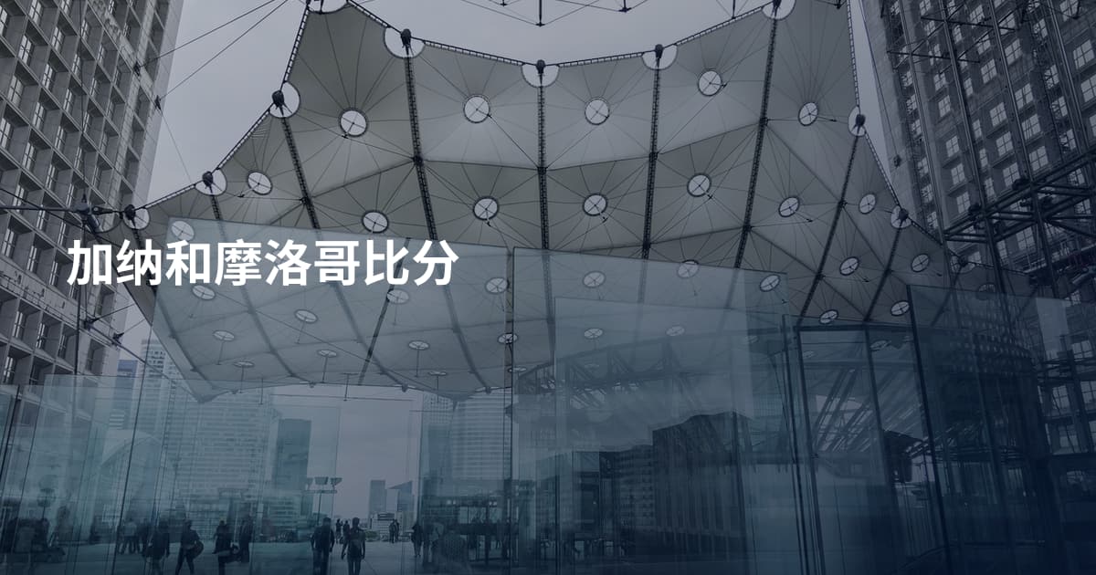 加纳和摩洛哥比分