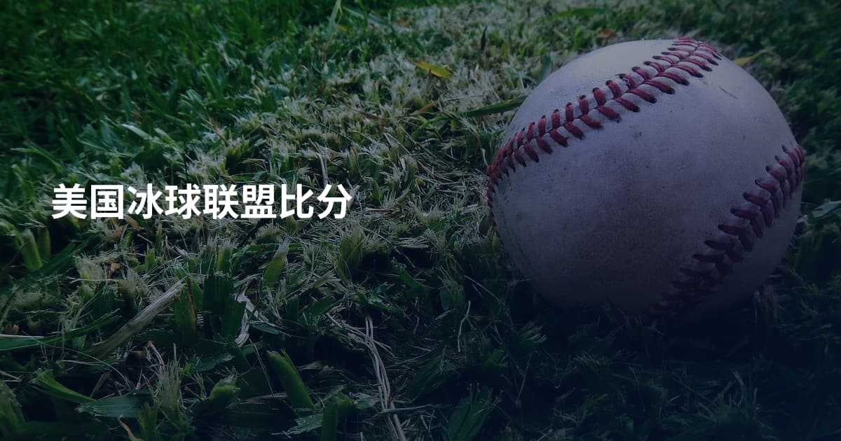 美国冰球联盟比分