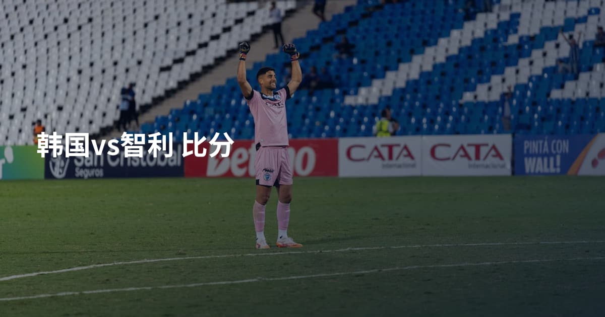 韩国vs智利 比分