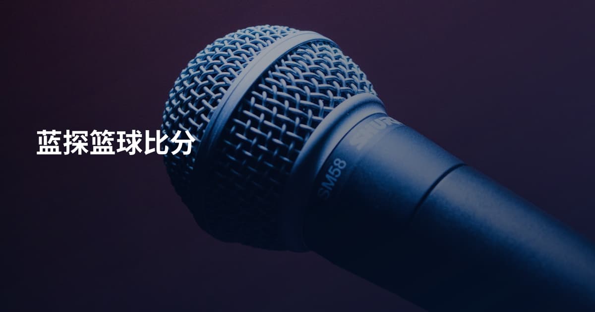 蓝探篮球比分