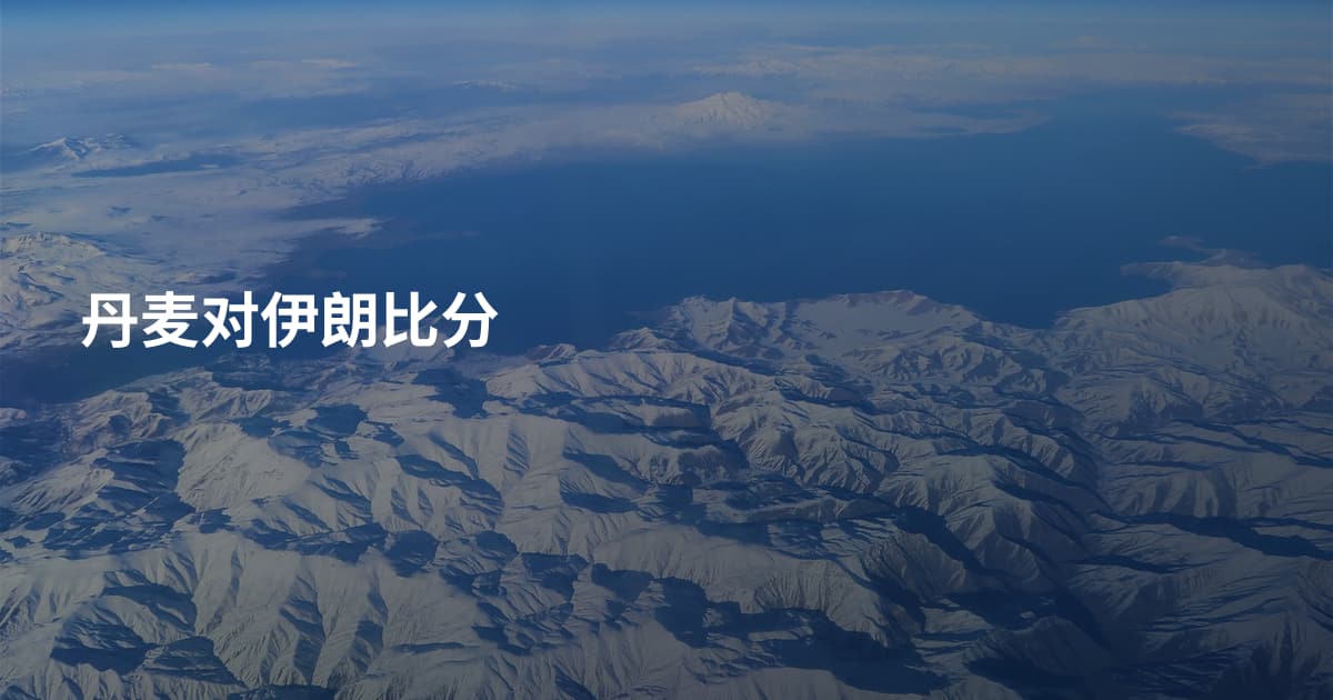 丹麦对伊朗比分
