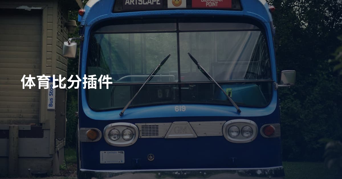 体育比分插件