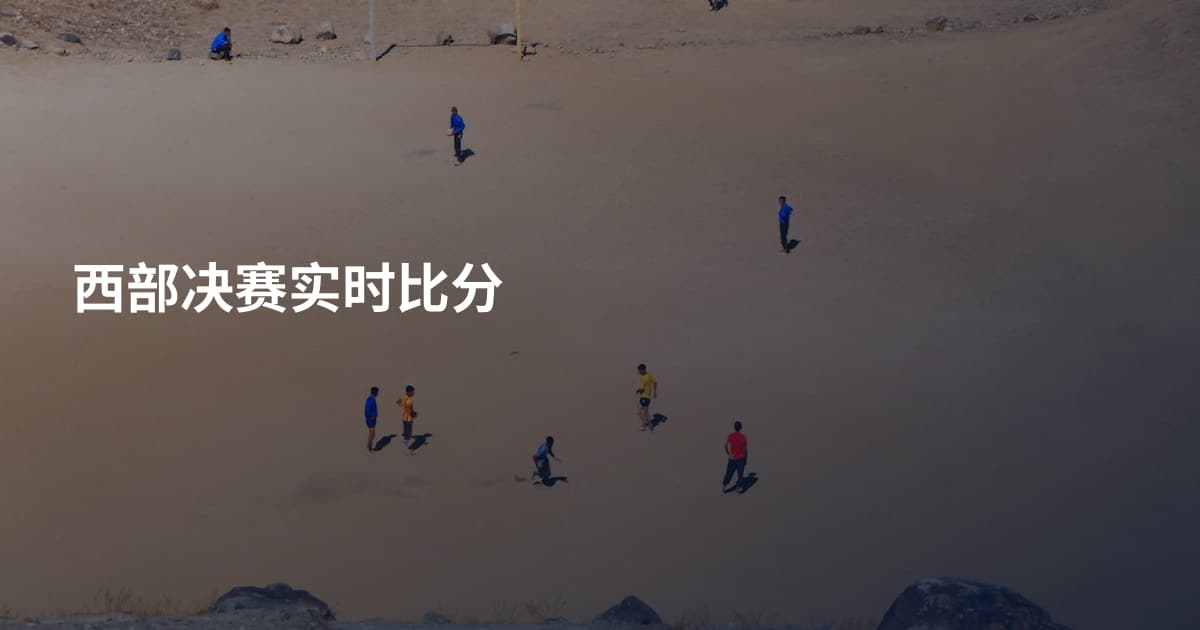 西部决赛实时比分