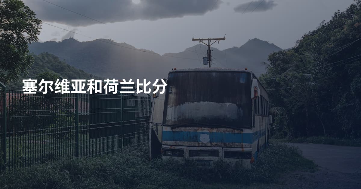 塞尔维亚和荷兰比分