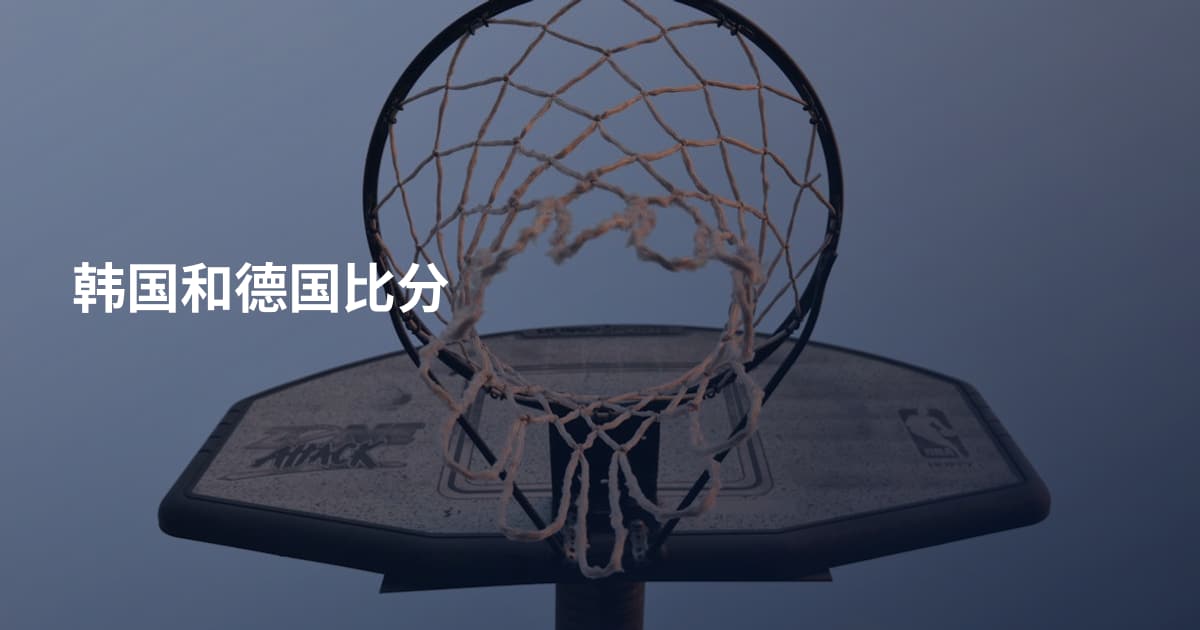 韩国和德国比分