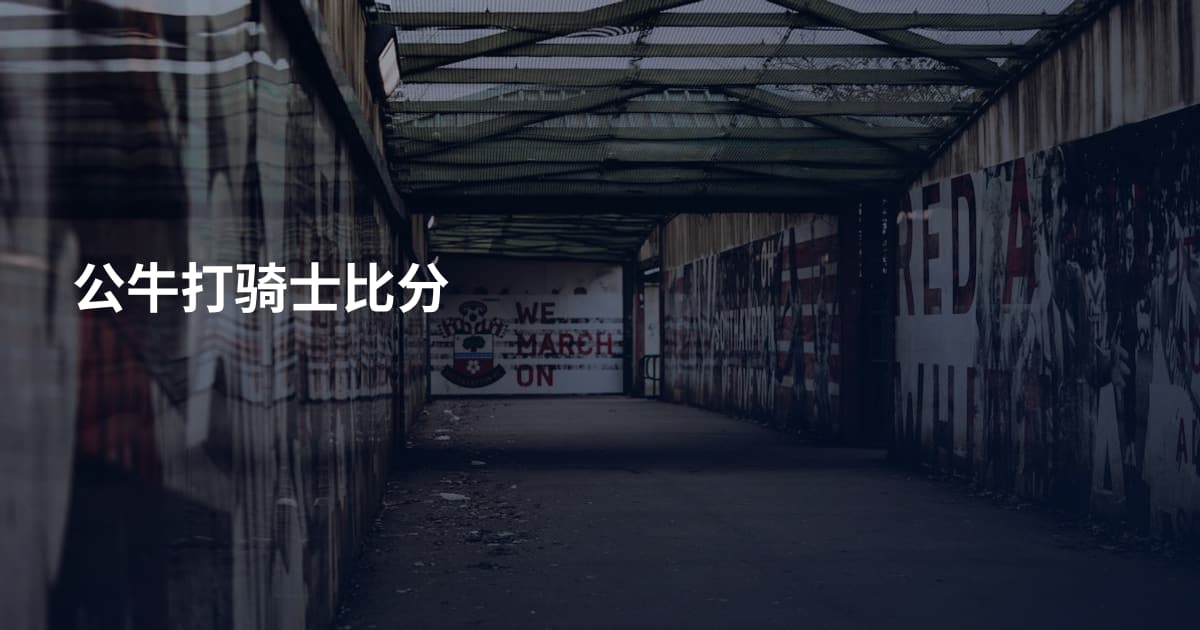 公牛打骑士比分