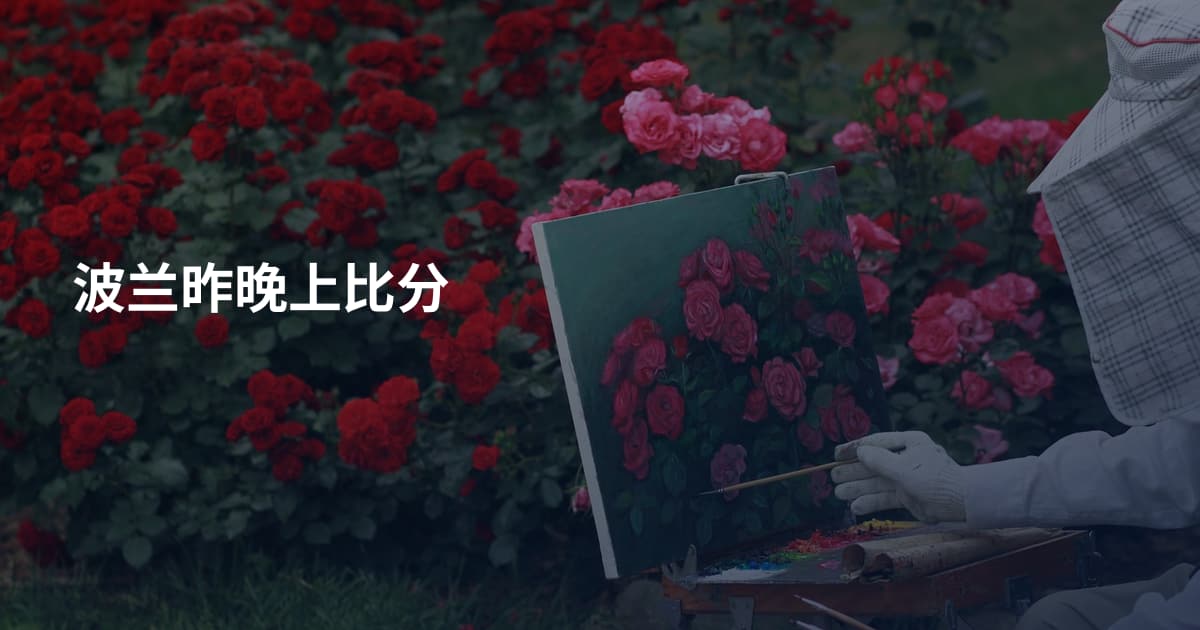 波兰昨晚上比分