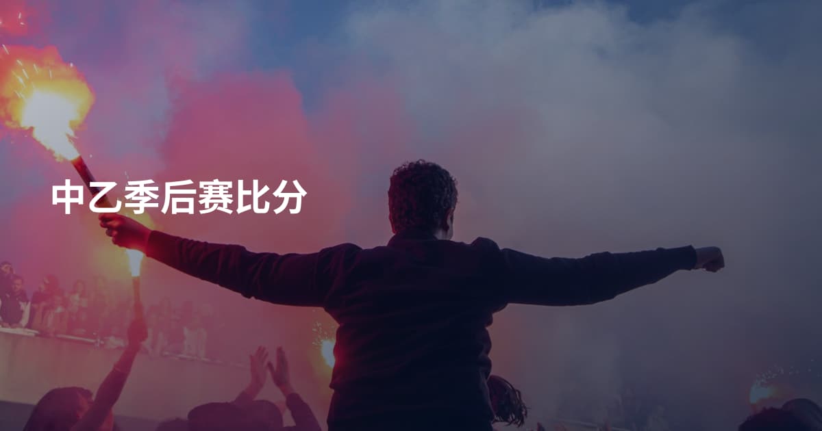 中乙季后赛比分