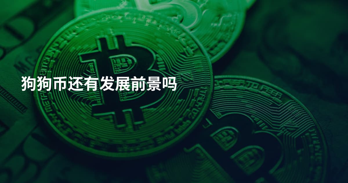 狗狗币还有发展前景吗